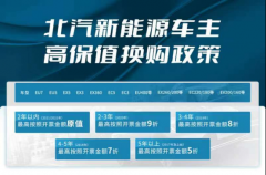 保值率最高100% 北汽新能源“高保值换购”做到了